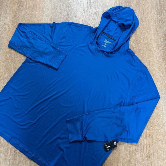 johnnie-O Other - Johnnie-O Talon Performance Hoodie Mens  XL Palisades Blue JMLT2620 UPF 50 NWOT